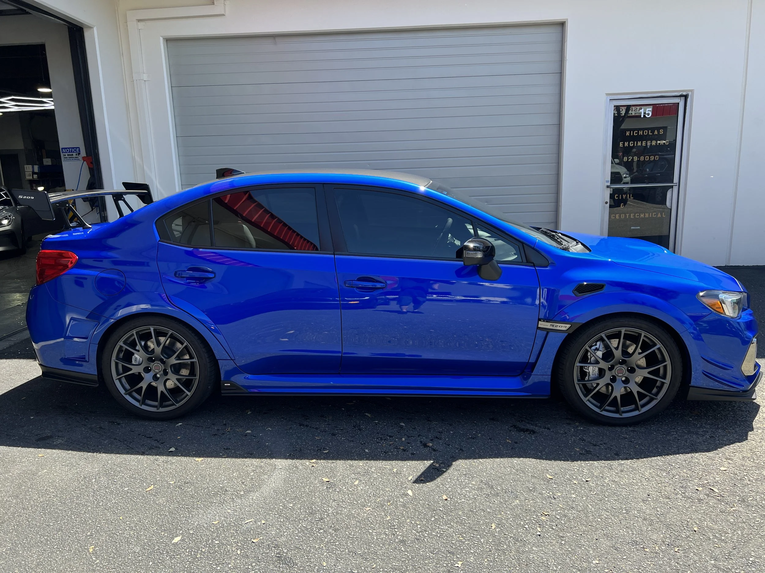 自動車 KyoshosamuraiSubaru WRX STI Type S Blue Kyosho 1/28 Subaru WRX STI WR MINI-Z AWD RTR, Blue | Horizon